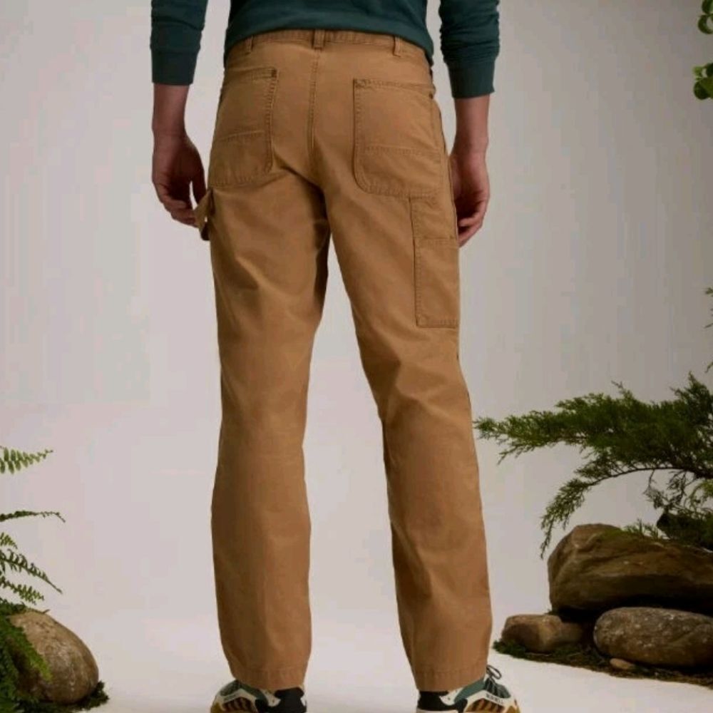 1329 NWT Alpine Design Men's Utility Pant Brown Khaki 36x32 - Picture 2 of 8